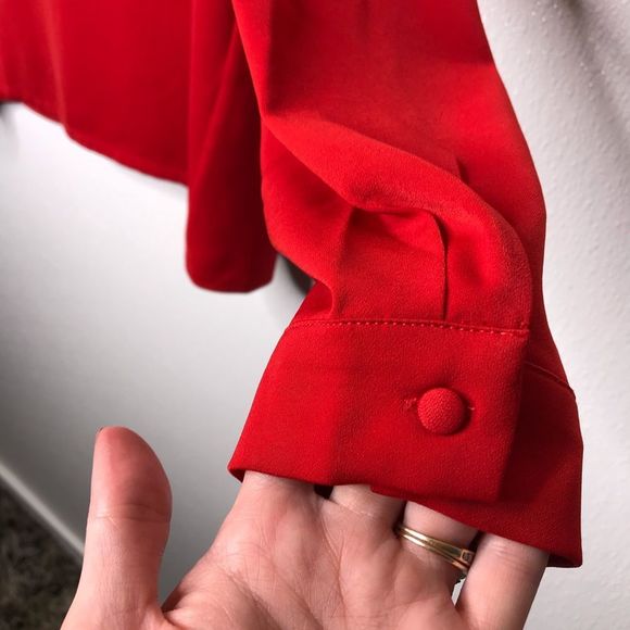 FRNCH Red Blouse - Picture 3 of 8